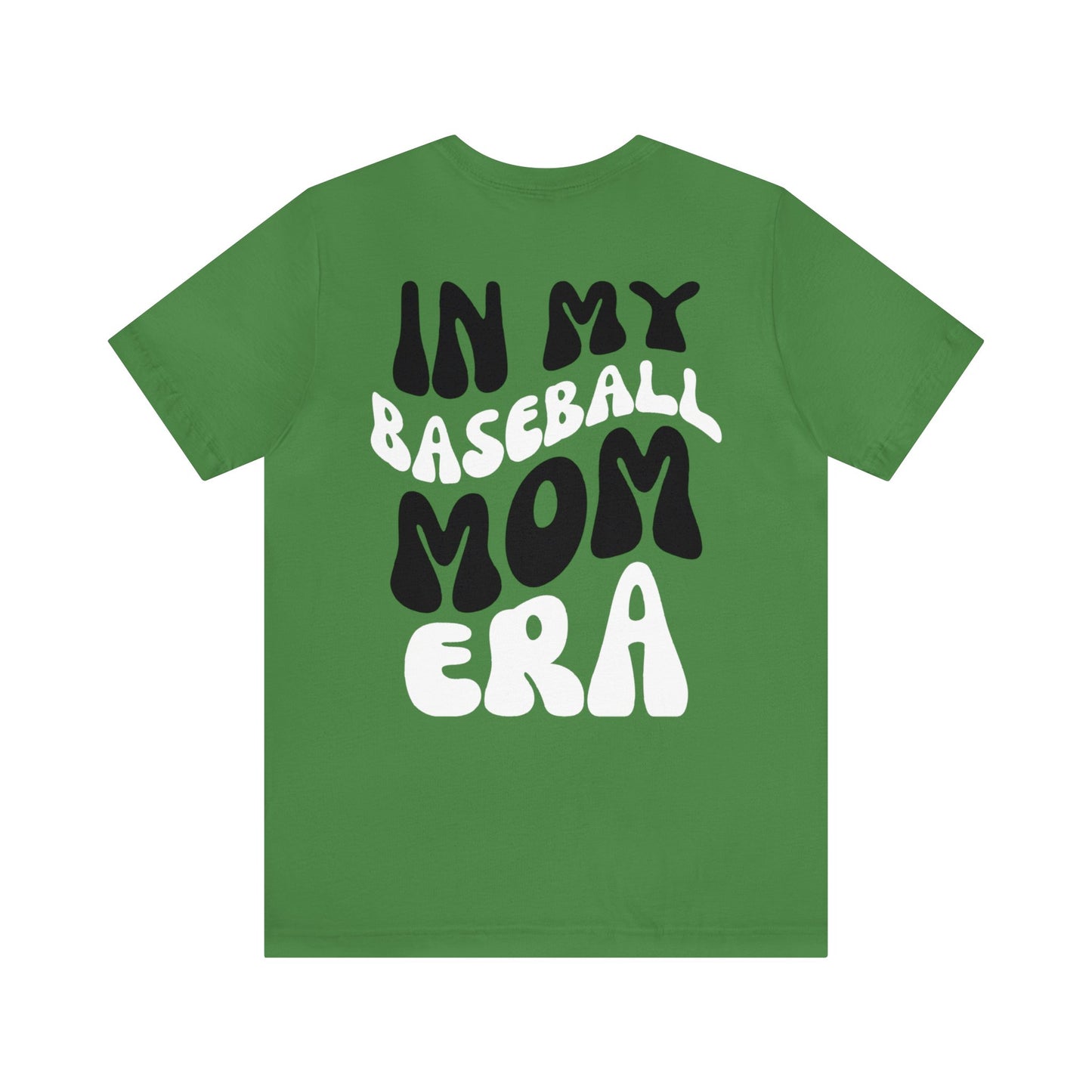 In My Baseball Mom ERA -  Black/White - Unisex Jersey Short Sleeve Tee